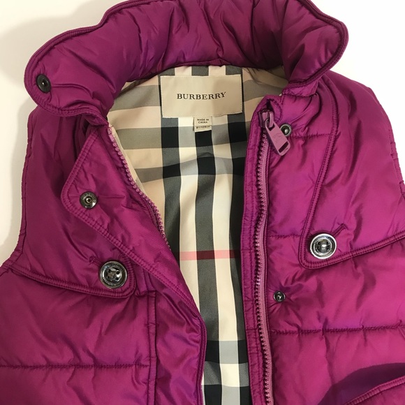 Burberry Other - 🎉HP🎉 🆕 Authentic Burberry Girls Hooded Vest